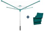 Clothes Dryer LEIFHEIT 82008 Linomatic 600 Deluxe Cover, for laundry, garden, outdoor, with protecti