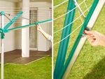 Clothes Dryer LEIFHEIT 82008 Linomatic 600 Deluxe Cover, for laundry, garden, outdoor, with protecti