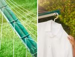 Clothes Dryer LEIFHEIT 82008 Linomatic 600 Deluxe Cover, for laundry, garden, outdoor, with protecti