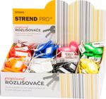 Kulcstartó jelölő Strend Pro, kulcstartó jelölő, vegyes színek, eladódoboz 200 db