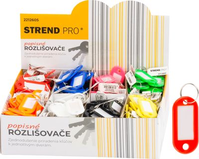 Identifier Strend Pro, descriptive key tag, mix of colors, Sellbox 200 pcs