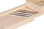 Cabbage slicer, wooden frame, 4 iron blades