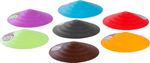 Door stop DOORSTOPPER, plastic door barrier, floor, mixed colors, Sellbox 24 pcs