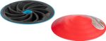 Door stop DOORSTOPPER, plastic door barrier, floor, mixed colors, Sellbox 24 pcs