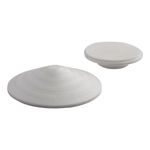 Door handle stop DOORBUFFER, self-adhesive, wall stop, plastic, white, pack of 2 pcs