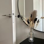Zarážka na kľučku DOORBUFFER, samolepiaca, doraz na stenu, plastová, za dvere, dverová, biela, bal. 2ks