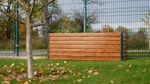 Raised garden bed Strend Pro Garden, 200x100x77 cm, 3D wood design, metal