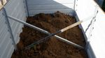 Raised garden bed Strend Pro Garden, 200x100x77 cm, 3D wood design, metal