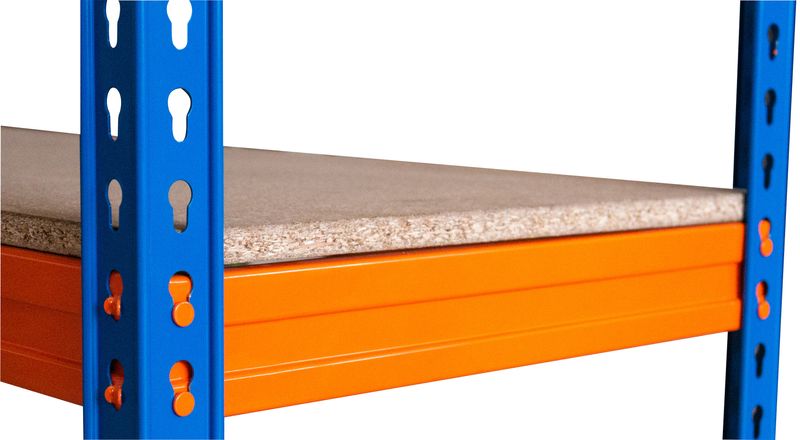 Regál Racks RAT60 HD, kovový, 4 police, 1800x1800x600 mm, max. 600 kg ...