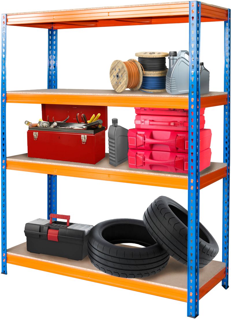 Regaly Amazon Regál Racks RAT60 HD, kovový, 4 police, 1800x1800x600 mm, max. 600 kg ...