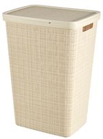 Kosár Curver® JUTE, 58 literes, bézs, 34x43x60 cm, szennyeshez, ruhához
