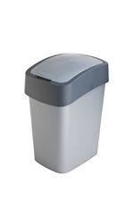Szemetes Curver® PACIFIC FLIP BIN, 25 literes, 34x26x47 cm, antracit/szürke