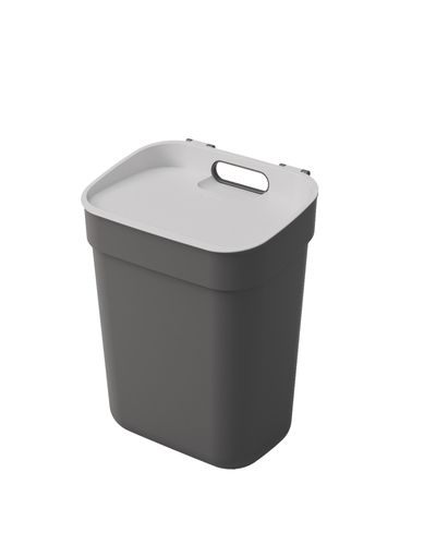 Trash bin Curver® READY TO COLLECT, 10L, 18,6x25x32,9 cm, dark gray