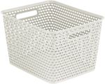 Basket Curver® YOUR STYLE L, white, 30x35x22 cm