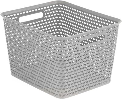Basket Curver® YOUR STYLE L, grey, 30x35x22 cm