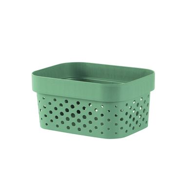 Basket Curver® INFINITY DOTS, 1,4L, green, 12,5x16,7x8,3 cm