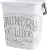 Trash bin KIS Chic Home Service, grey, 23x25,5x25 cm