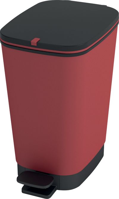 Kôš KIS Chic Bin M, 35L, bordový, 40,5x26,5x45 cm, na odpad, bez vložky, s pedálom