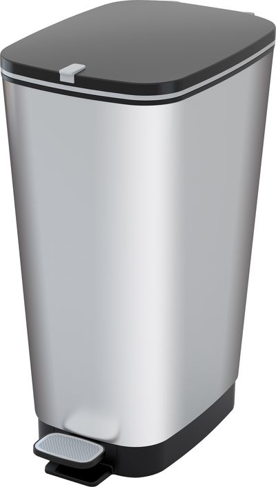 Trash bin KIS Chic Bin Steel L, 50L, 44,5x29x60,5 cm