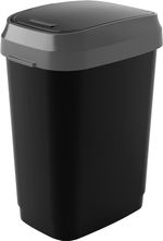 Trash binKIS Dual Swing M, 25L, black, 37,5x26x48,5 cm