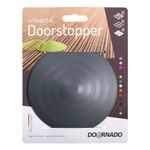 Ajtóütköző DOORSTOPPER, ütköző, műanyag ajtóhoz, padlóra, szürke