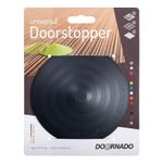 Ajtóütköző DOORSTOPPER, ütköző, műanyag ajtóhoz, padlóra, grafit