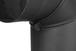 Flue Pipe Elbow HS.EX 090/200/2.0 mm, adjustable angle, for connecting flue pipes