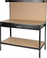 Table Racks DWB60, work, for workshop, 1x drawer, 120x60x150 cm, max. 230 kg