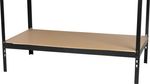 Table Racks DWB60, work, for workshop, 1x drawer, 120x60x150 cm, max. 230 kg