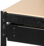 Stôl Racks DWB60, pracovný, do dielne, 1x zásuvka, 120x60x150 cm, max. 230 kg