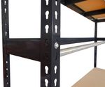 Asztal Racks PWB60, munka, műhelybe, polccal, 183x183x90 cm, max 350 kg