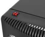 Ohrievač Strend Pro LQ-HE01F, 4,2 kW, plynový + elektrický, izbový, skladací, s regulátorom tlaku a hadicou
