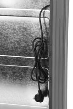 Heater Strend Pro LQ-HE01F, 4.2 kW, gas + electric, room, foldable, with pressure regulator and hose