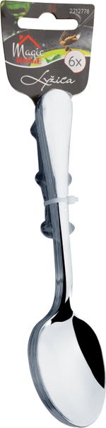 Spoon MagicHome, table, cutlery, stainless steel, pack of 6 pcs