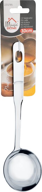 Ladle MagicHome, kitchen, for soup, stainless steel, 30 cm