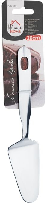 Torta tálaló spatula MagicHome, rozsdamentes acél, 26 cm