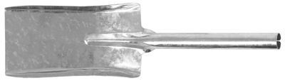 Small coal shovel galvanized