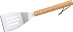 Fordítólapát Strend Pro Grill, grillezéshez, rozsdamentes acél, fa nyéllel, 41 cm