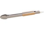 Fogó Strend Pro Grill, grillezéshez, rozsdamentes acél, fa nyéllel, 4,3x38-42 cm