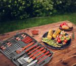 Szerszámkészlet Strend Pro Grill, sütéshez, 19 részes, bőröndben