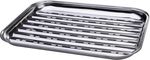 Bowl MagicHome, for grilling, rectangular, perforated, stainless steel tray, 24.3x34.3x2.4 cm