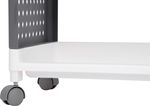 Polc MagicHome Rolly, műanyag, 4 polcos, 49x29x75,5 cm, görgőkön