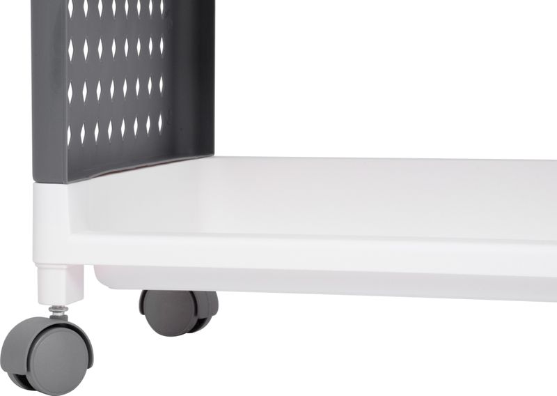 Regaly Amazon Regál MagicHome Rolly, plastový, 4 police, 49x29x75,5 cm, na kolieskach ...