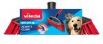 Broom Vileda Always Clean Pet Pro, soft rubber bristles