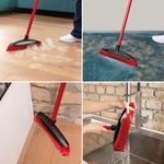 Broom Vileda Always Clean Pet Pro, soft rubber bristles