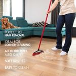 Broom Vileda Always Clean Pet Pro, soft rubber bristles