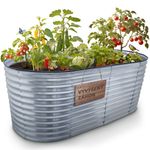Raised garden bed Strend Pro Garden, galvanized, 100x200x78 cm