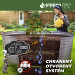 Raised garden bed Strend Pro Garden, galvanized, 100x200x78 cm