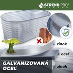 Bed Strend Pro Garden, raised, galvanized, 100x200x78 cm