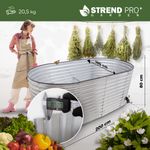 Raised garden bed Strend Pro Garden, galvanized, 100x200x78 cm